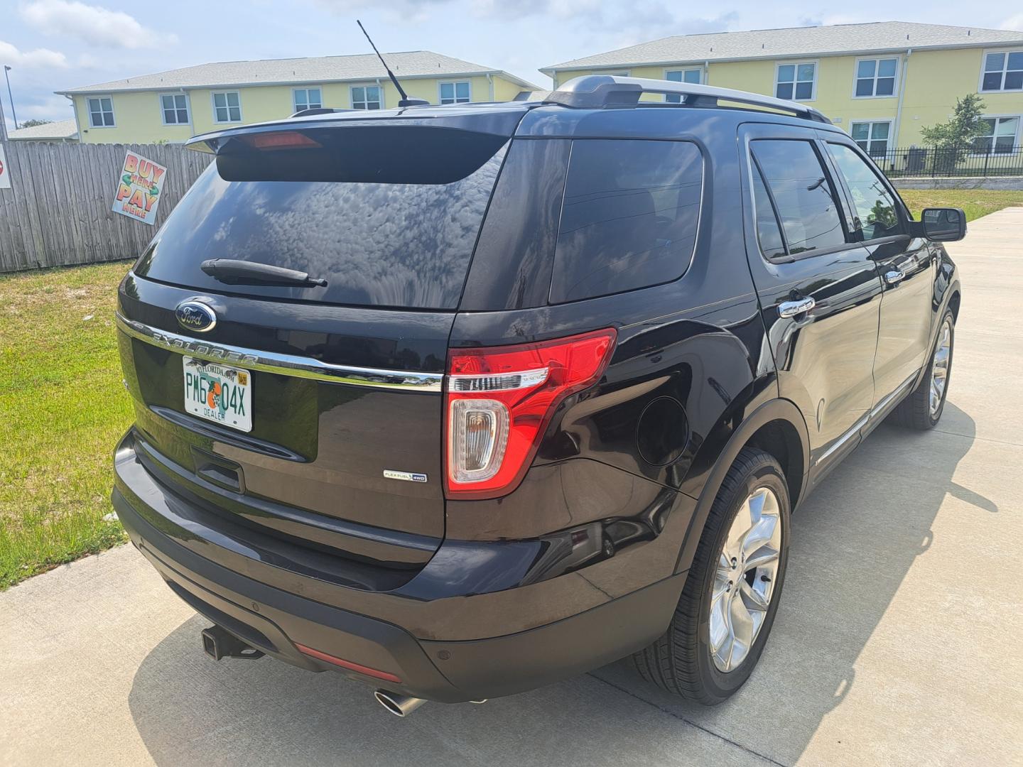 2015 Black Ford Explorer XLT 4WD (1FM5K8D84FG) with an 3.5L V6 DOHC 24V engine, 6-Speed Automatic transmission, located at 1181 Aurora Rd, Melbourne, FL, 32935, (321) 241-1100, 28.132914, -80.639175 - Photo#1